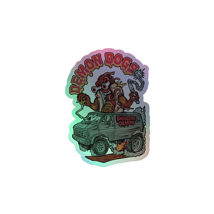 Demon Dogs Holographic Sticker product image (1)
