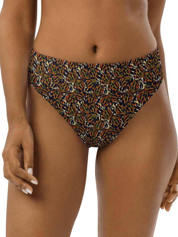 Tiger Flower | Recycled High Waisted Bikini Bottom product image (1)