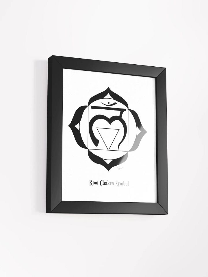 Root Chakra Symbol Framed Art product image (11)