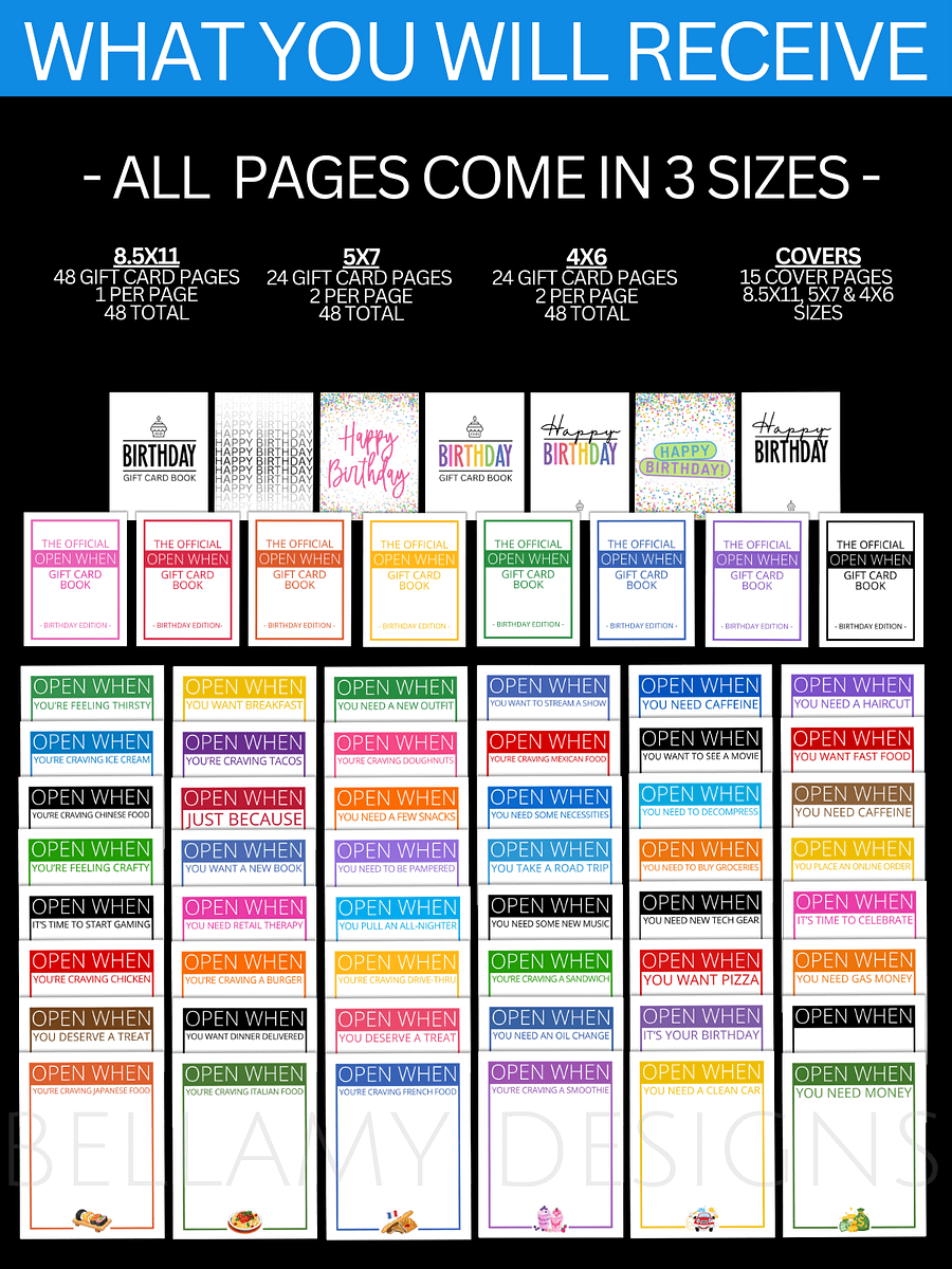 Birthday Gift Card Book product image (2)