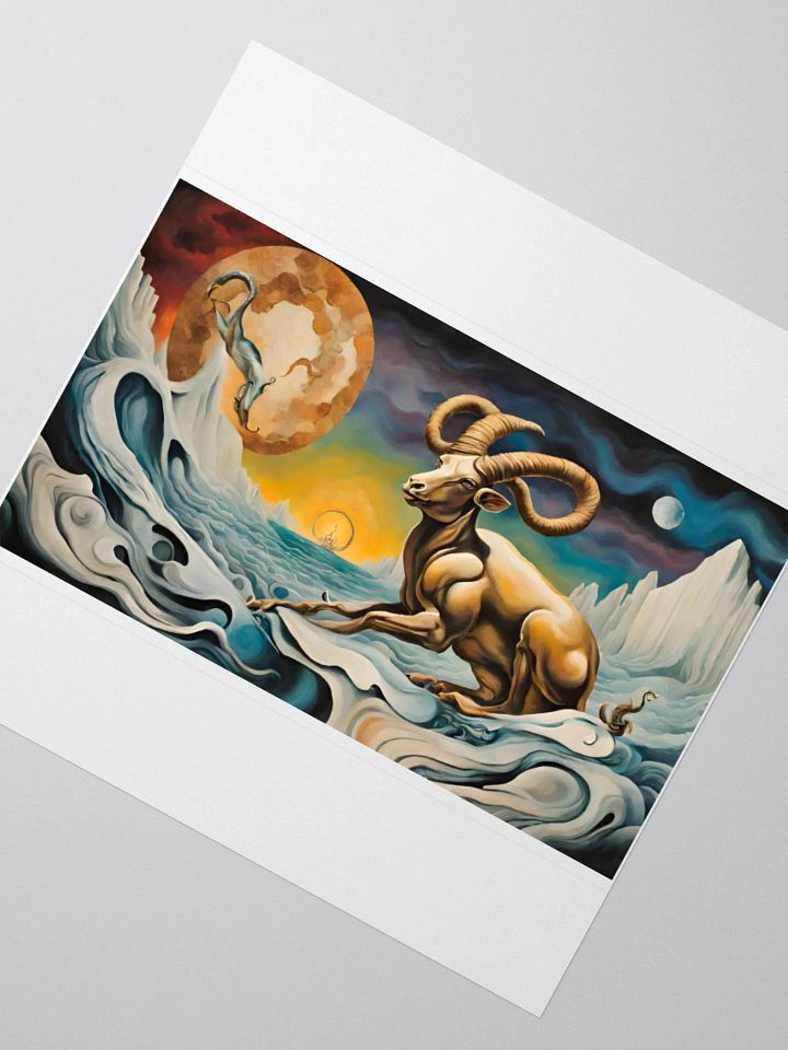 Capricorn - Salvador Dalí Zodiac Decoded: Unveiling Dalí's Surreal Cosmic Delirium product image (2)