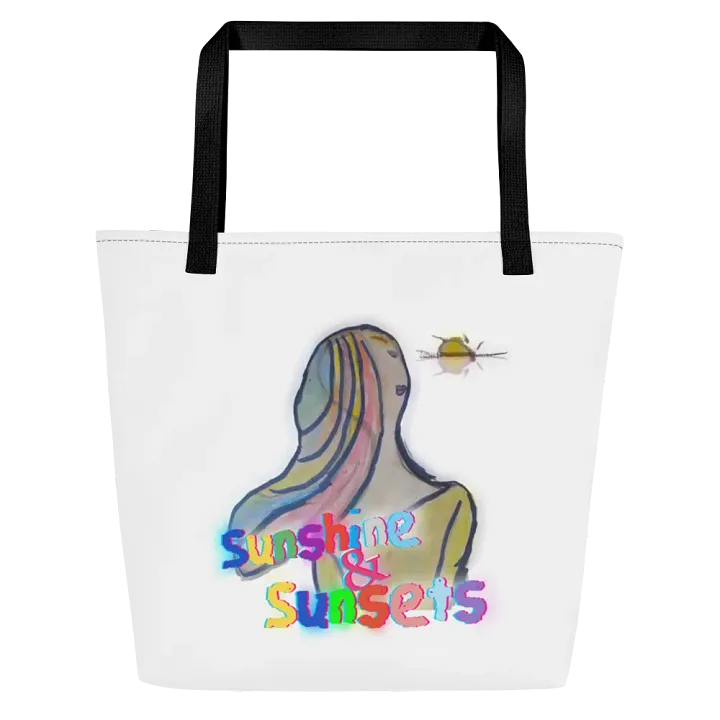 Sunshine & Sunsets Large Tote Bag w/ Pocket product image (1)