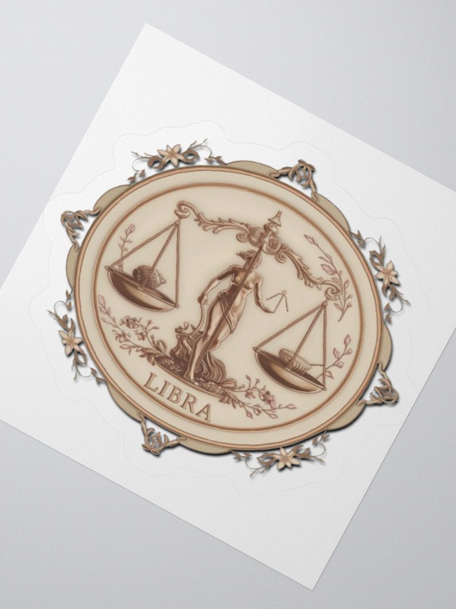 Libra Vintage Kiss-Cut Sticker product image (4)