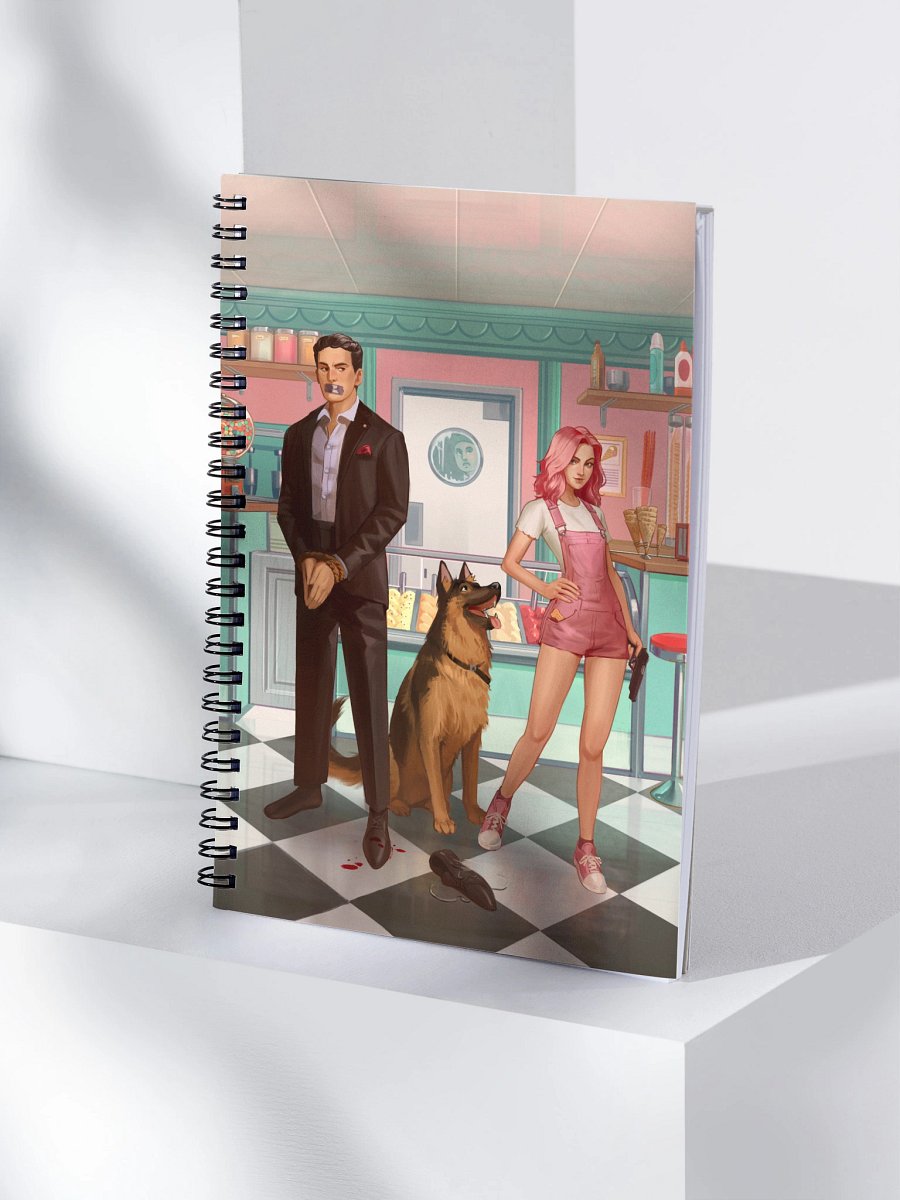Hot for Hostage Spiral Notebook product image (4)