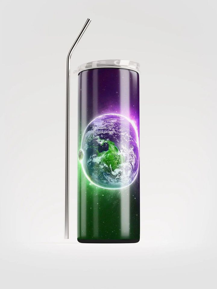 Green&Purple Space Steel Tumbler product image (1)