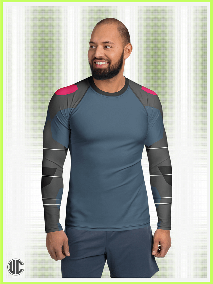 Remy’s Dead Channel – Men’s Rash Guard product image (1)