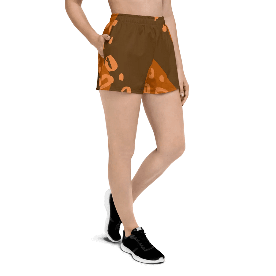 Flowing Orange Athletic Shorts product image (3)