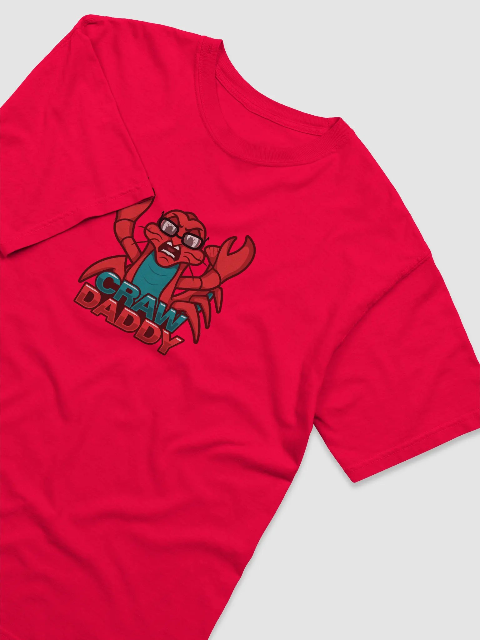 CrawDaddy Greasy Tee (Red) product image (3)