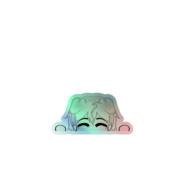 Lunar peaking Holographic Sticker Set product image (1)