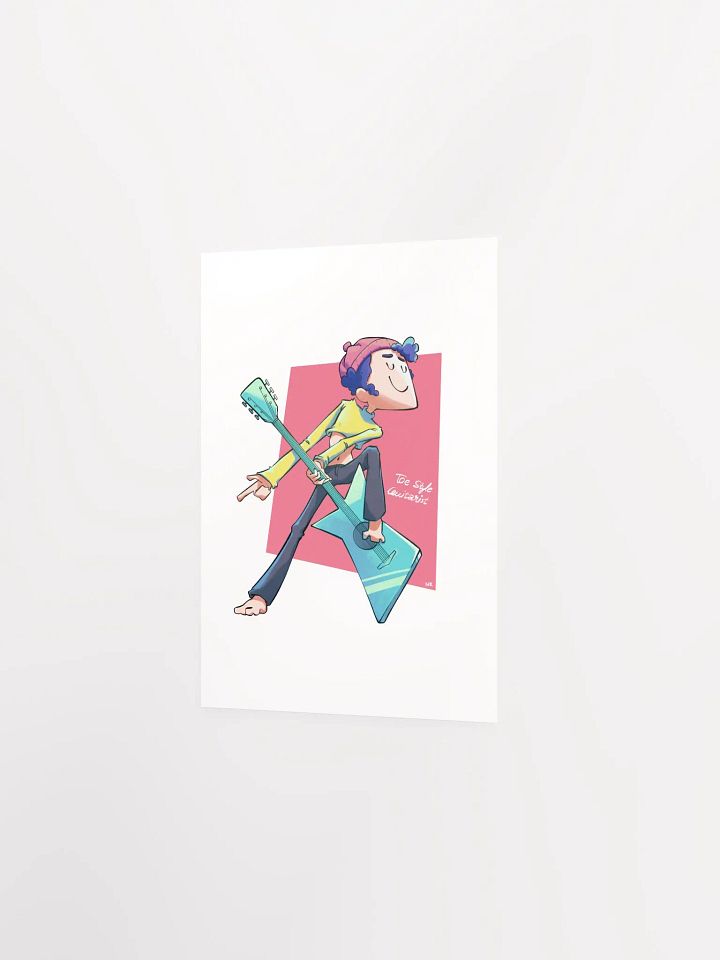 Toe Style Guitarist | Matte Paper Poster product image (5)