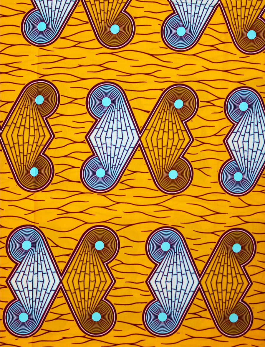 Tessuto Wax Print - Design Astratto - cod.597/B product image (1)