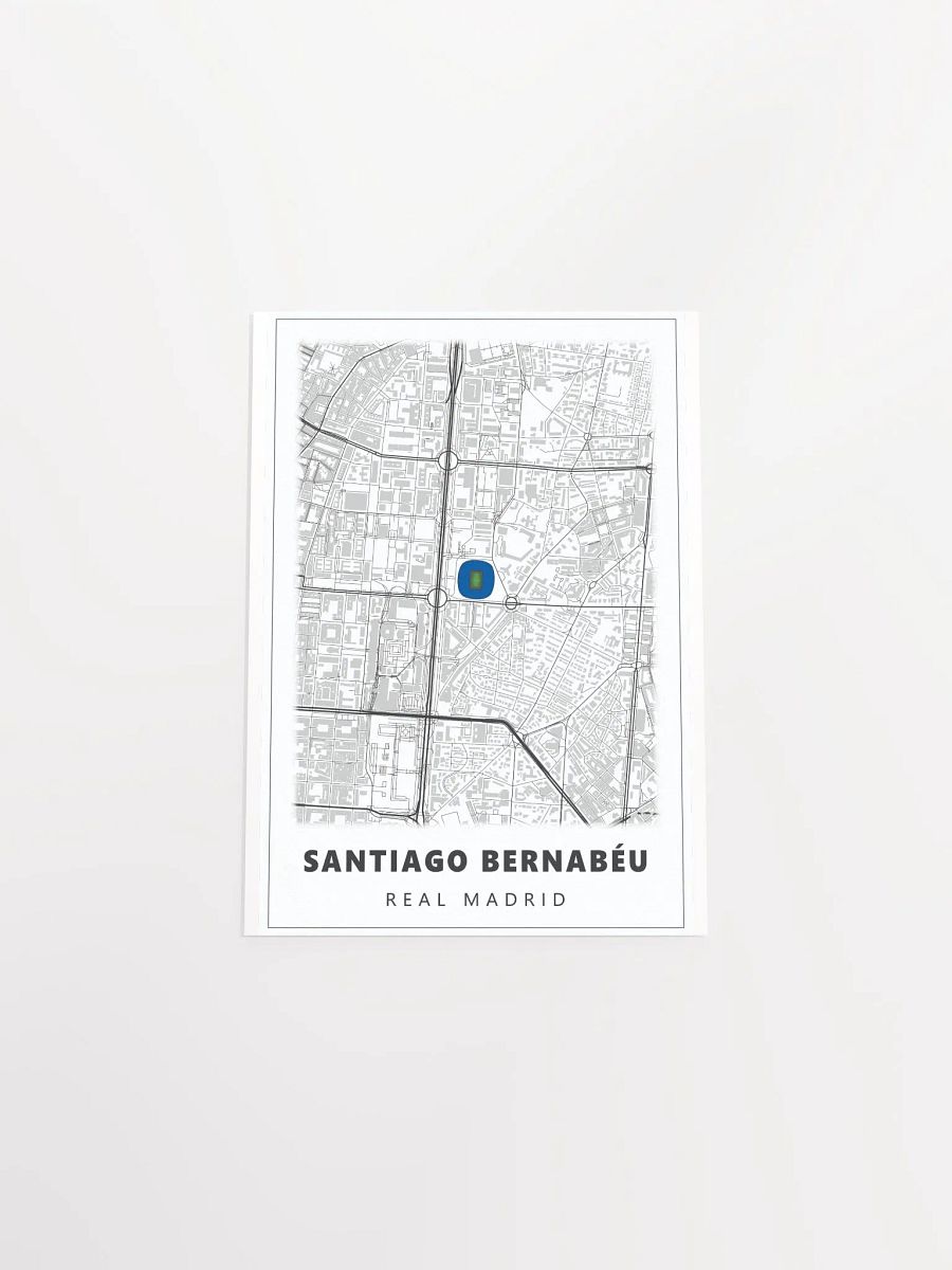 Santiago Bernabéu Map - Real Madrid product image (5)