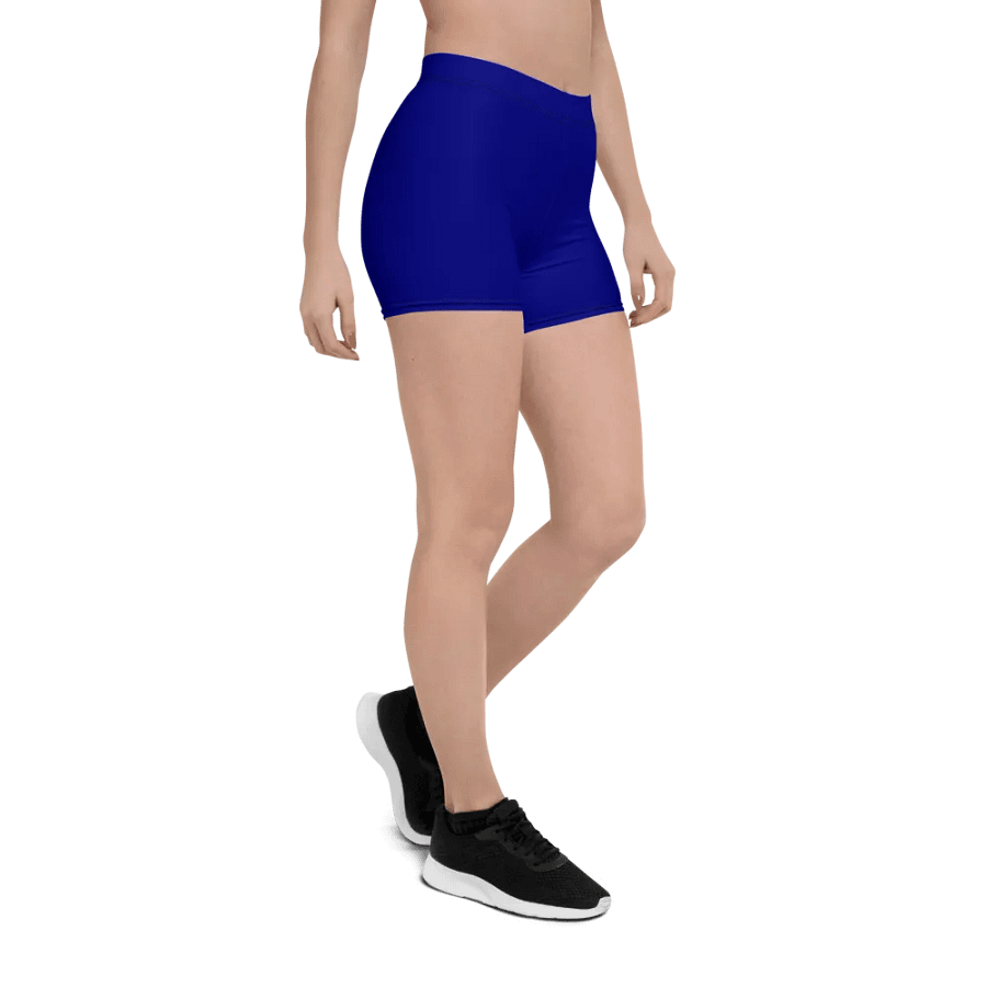 Plain Color Navy Blue Bike Shorts product image (6)