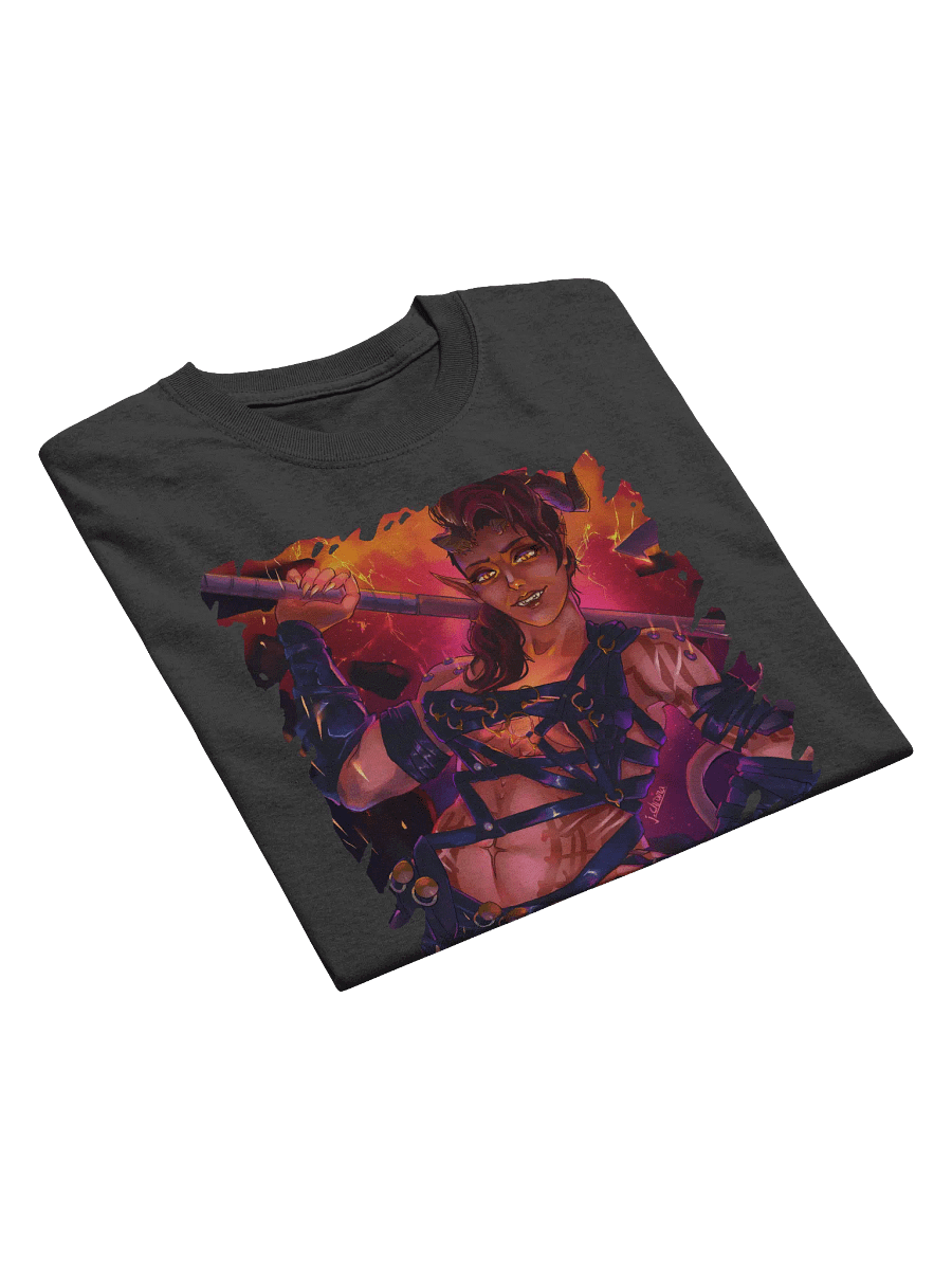 Fury of Avernus - Tiefling Barbarian Fanart - Gildan T-Shirt - Art by CosmicChroma product image (5)