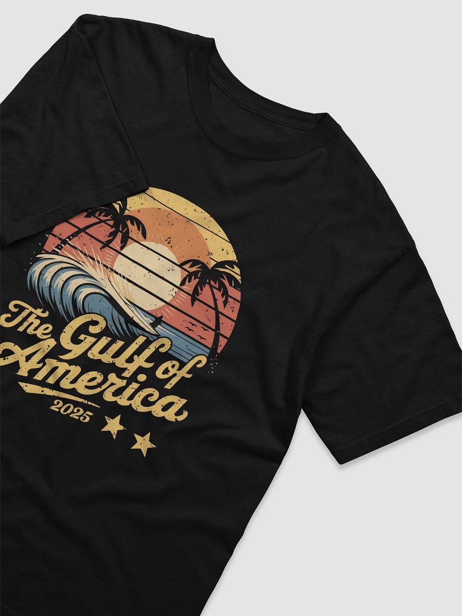 Retro Vintage Gulf Of US America 2025 American Flag Mexico T-Shirt product image (3)