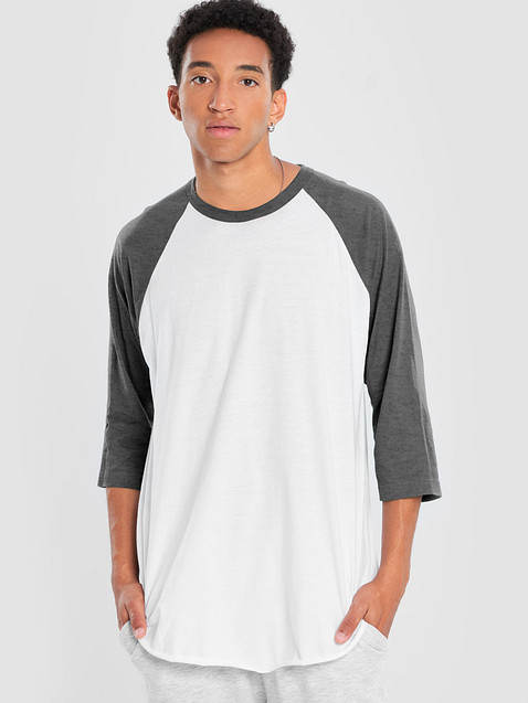 Photo showing Tultex Fine Jersey Raglan Tee