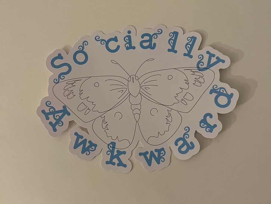 Socially awkward sticker product image (1)