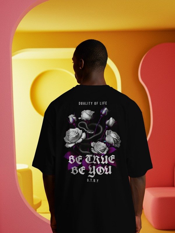 DUALITY OF LIFE SNAKE & ROSE HEAVY CHAMPION BTBY (BE TRUE BE YOU) product image (1)