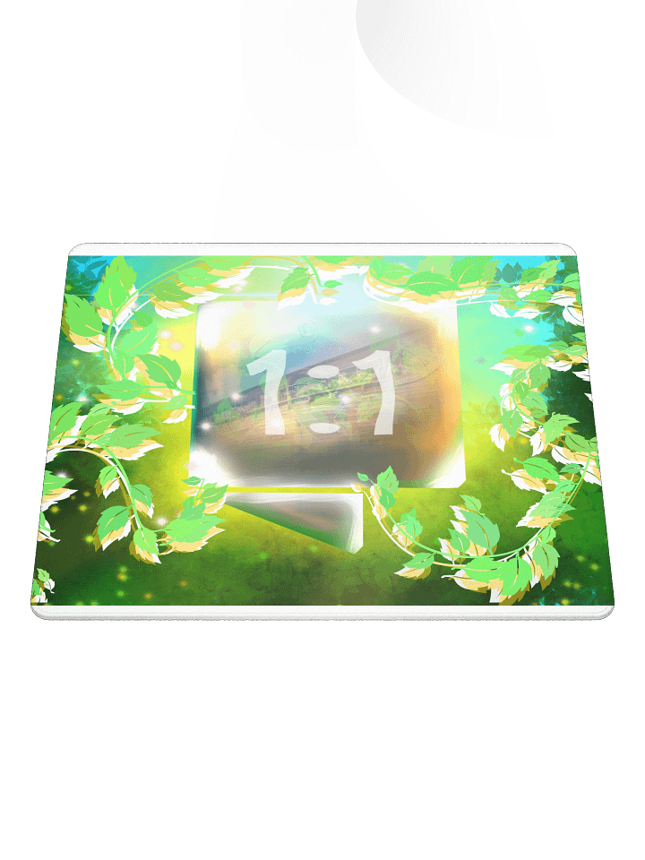 AiG logo - Enhanced Solarpunk Artifact into Nature Glow Gaming Mouse Pad product image (1)