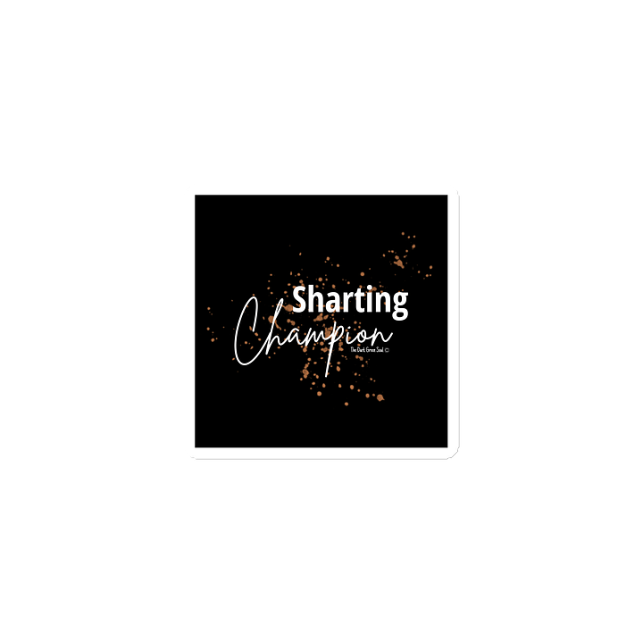 Sharting Champion White - Magnet product image (1)
