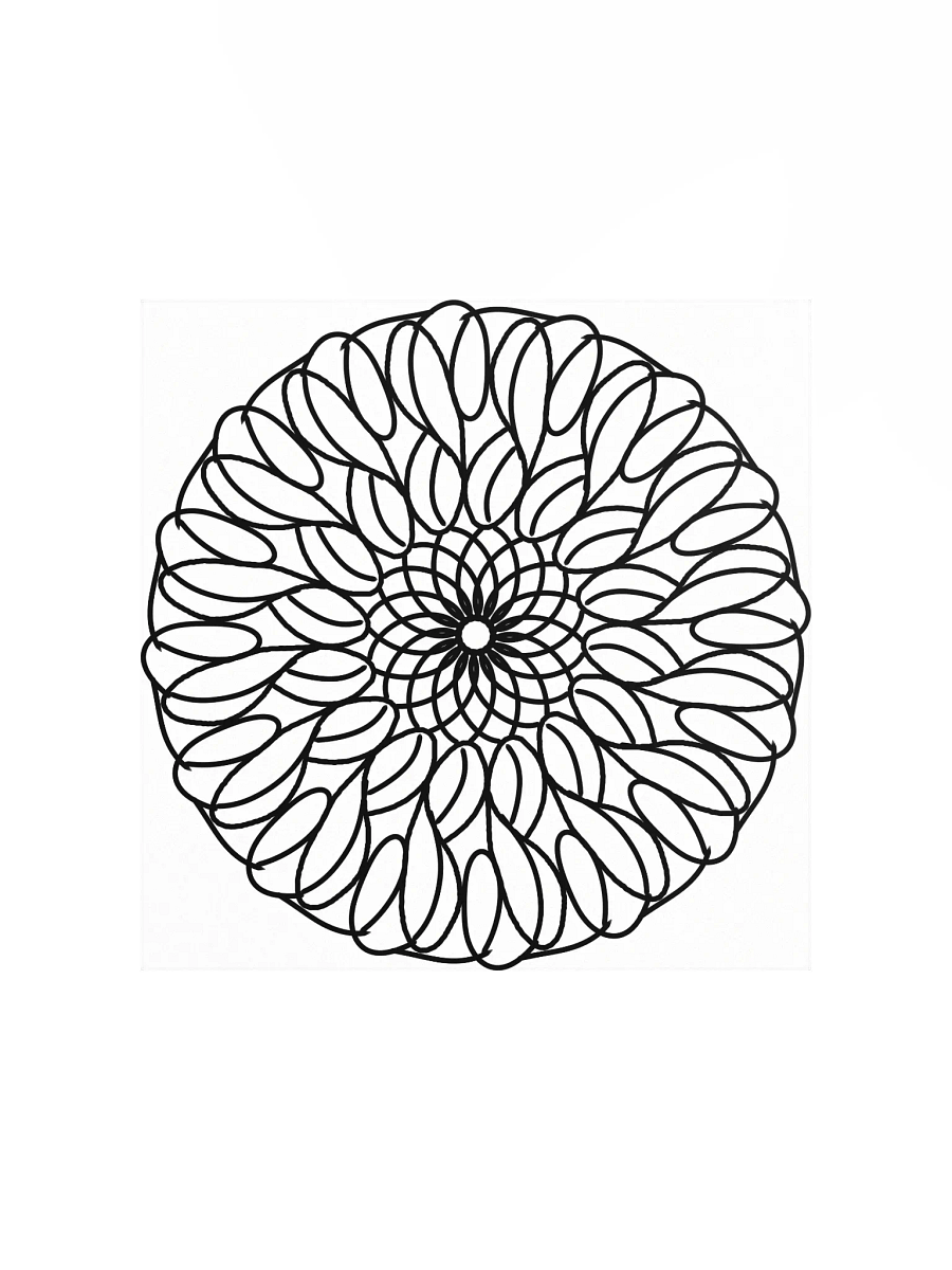 Beautiful Mandala Design Poster: Relaxation and Inspiration product image (3)