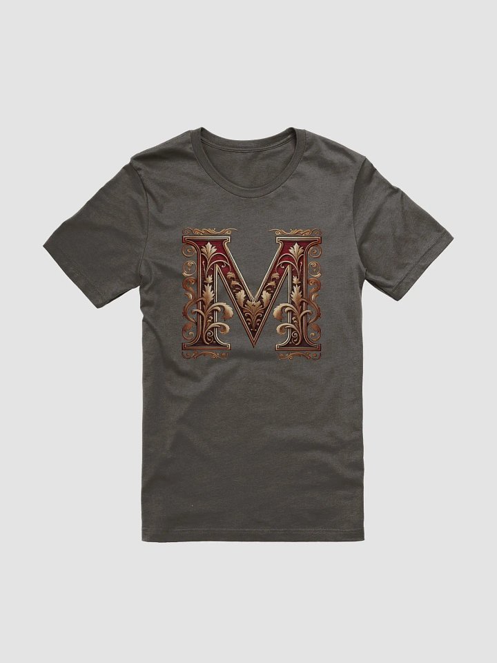 Vintage Floral Letter M T-Shirt product image (2)