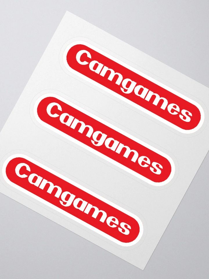 Camgames Sticker Set (3) product image (2)
