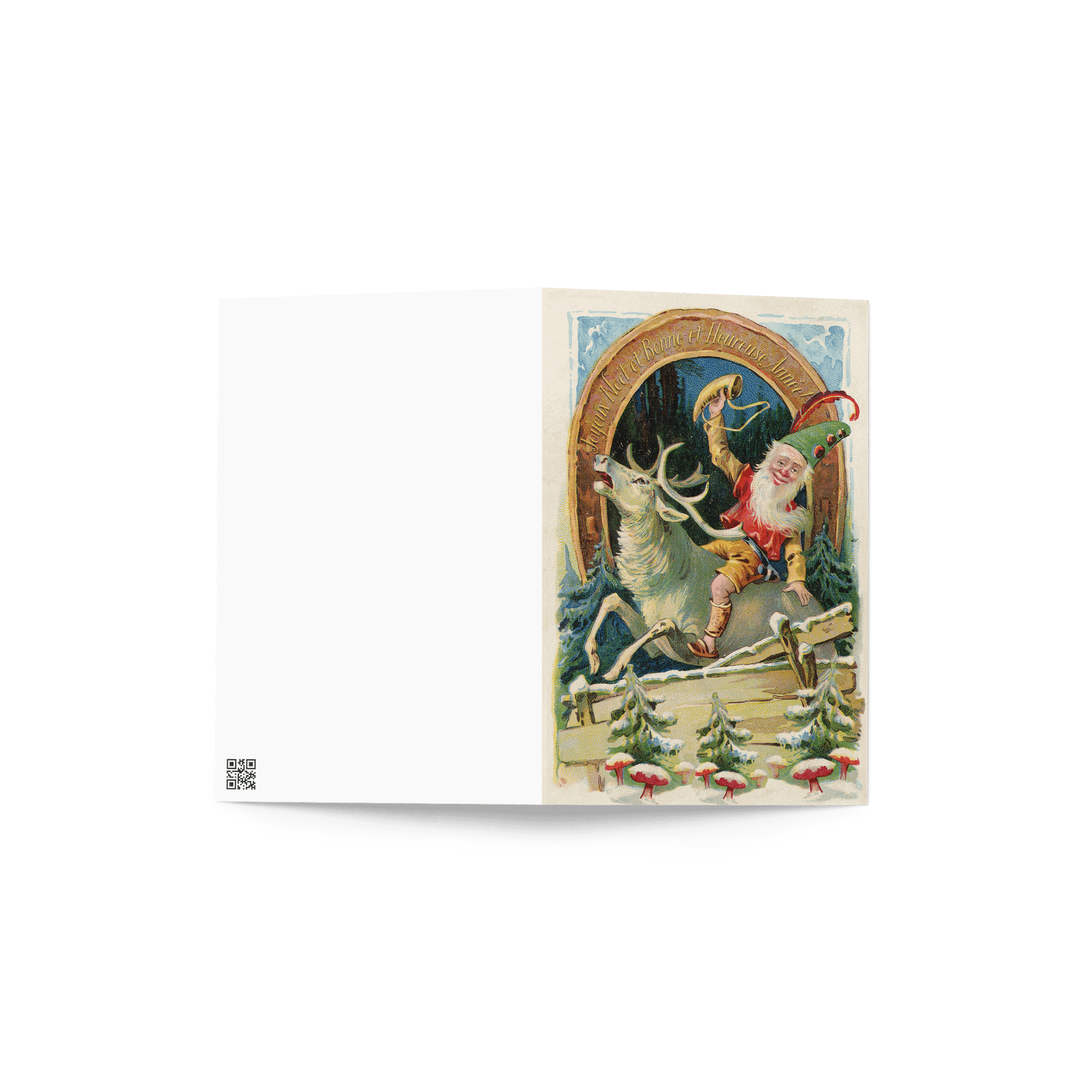 Elf on Reindeer Christmas Card product image (4)