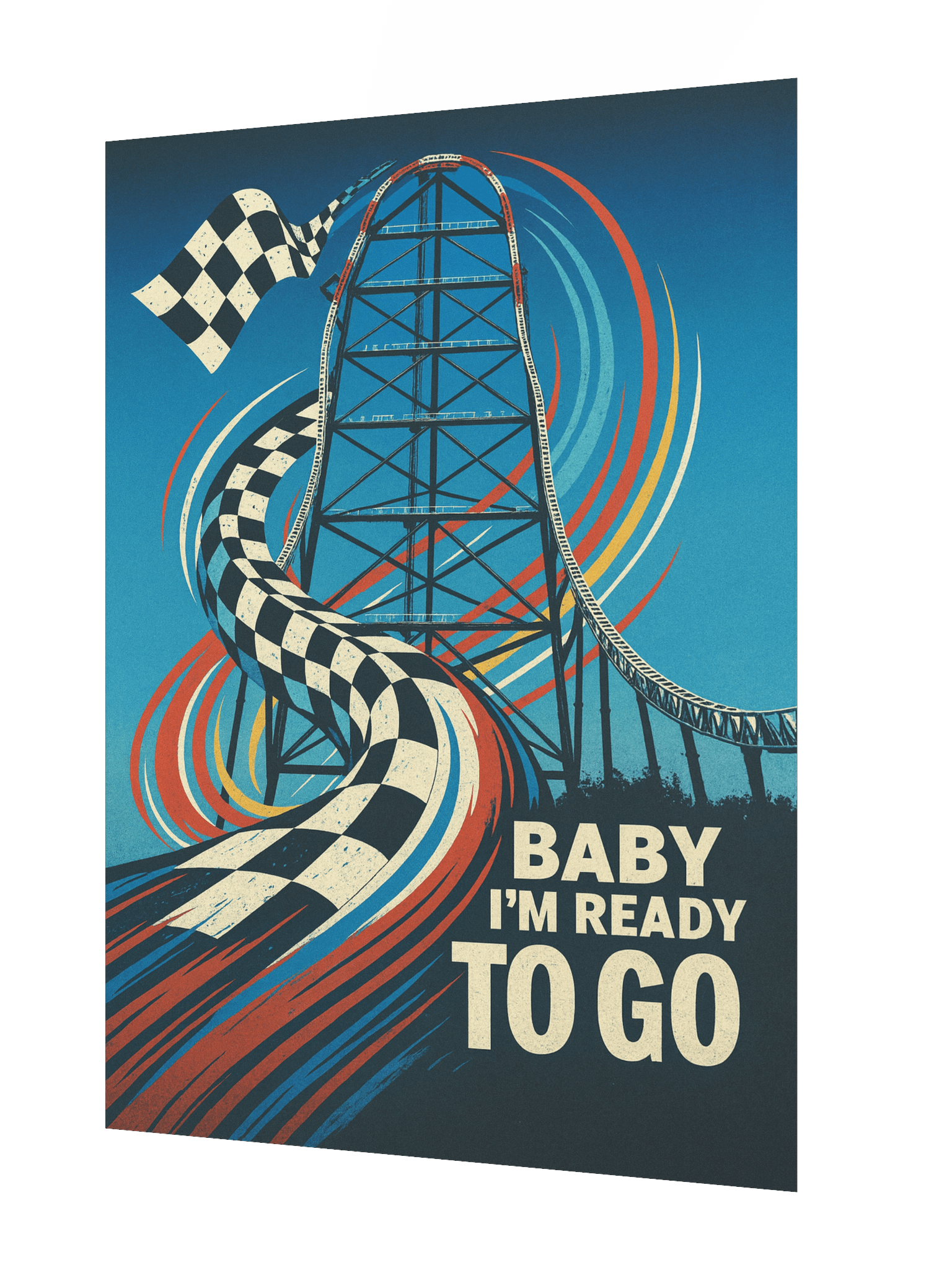 Baby I'm Ready To Go - CP Racing 18x24" Poster product image (2)