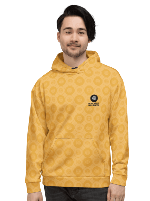 BBB All Over Print Yellow Hoodie product image (7)