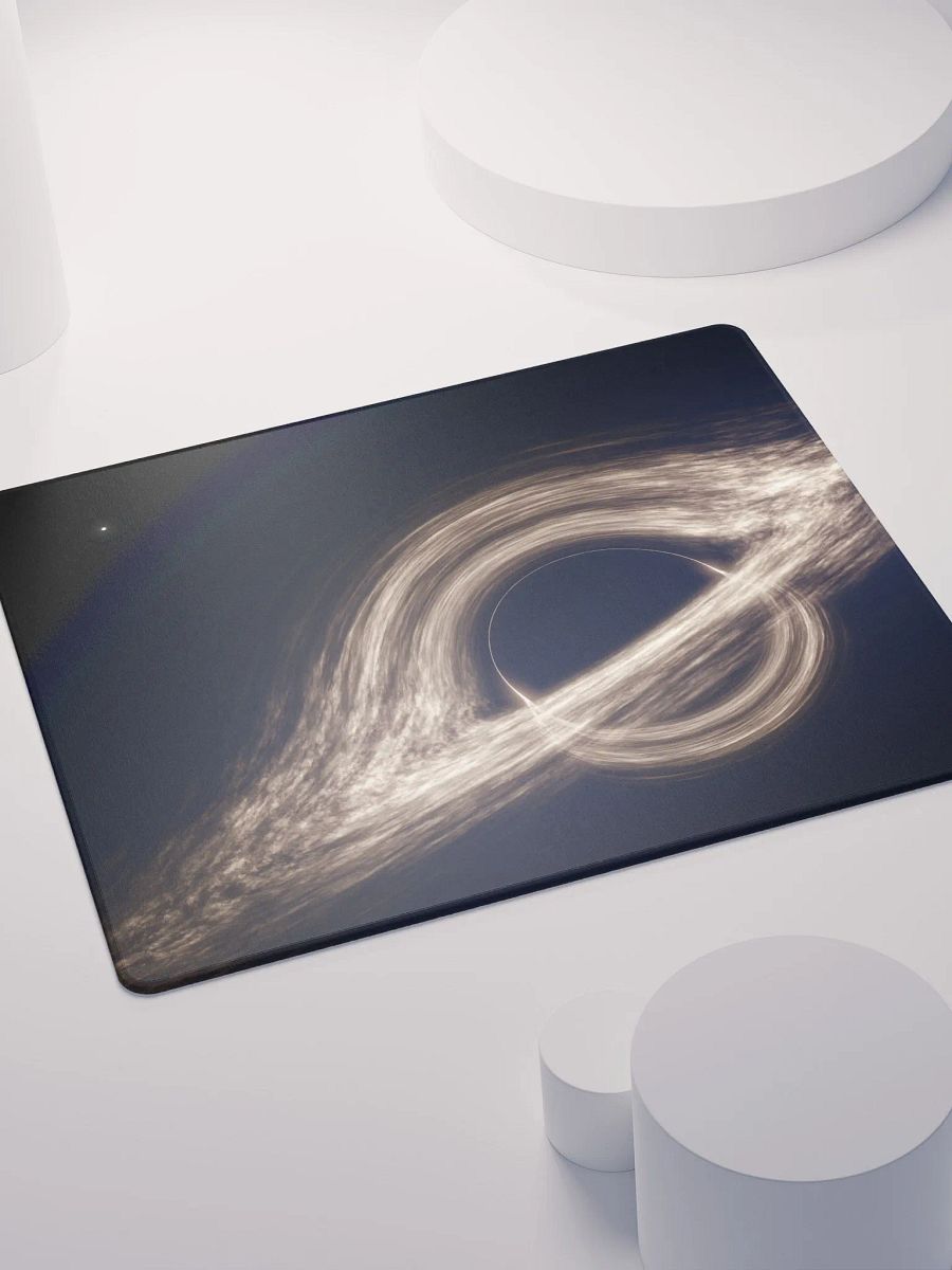 I WISH THAT I Black Hole Music Gaming Desk mat/Mousepad product image (7)