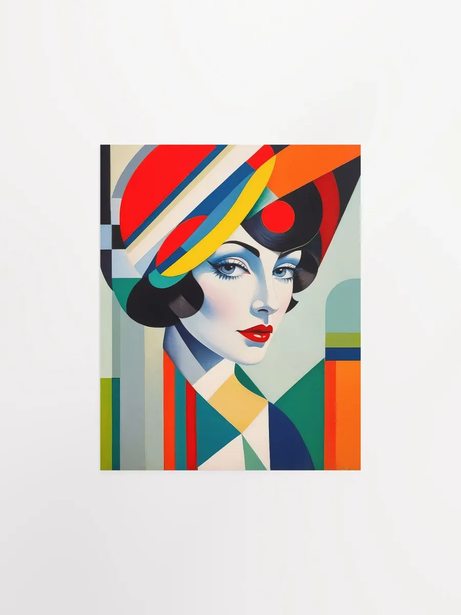 Vibrant Lucy - Flapper Girl - Poster - Small and Standard Sizes - 8x10-11x14-12x16-16x20 Inches product image (2)