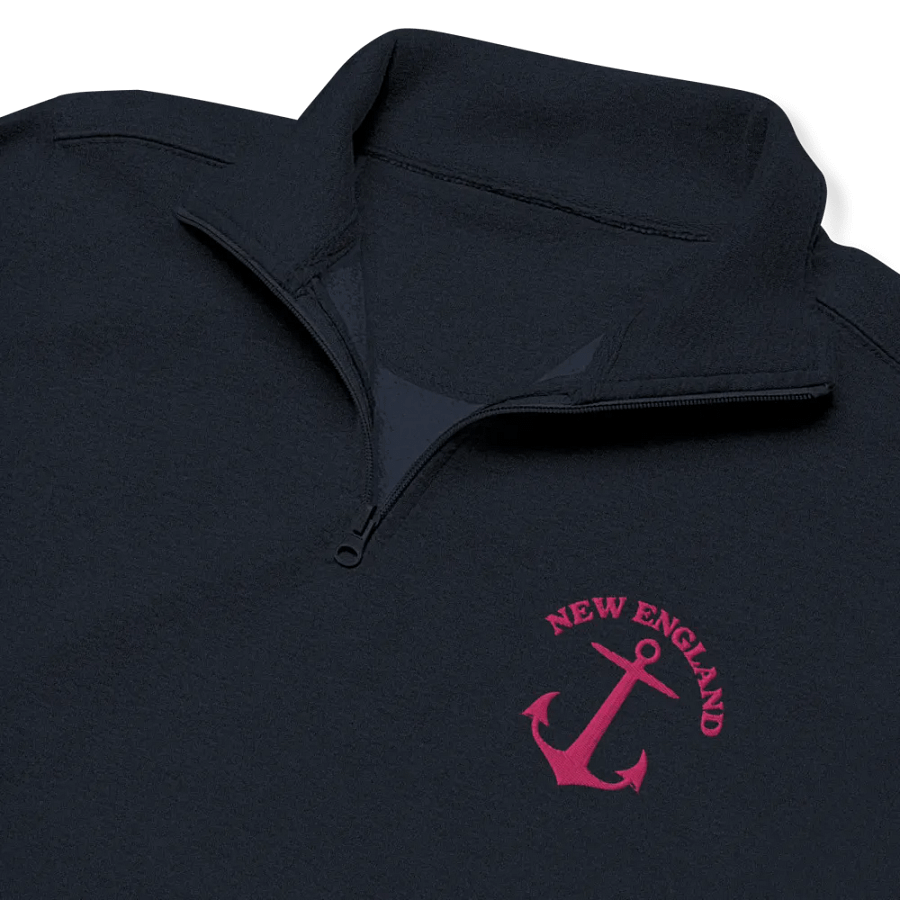 New England Left Side Pink Embroidery Half Zip product image (21)