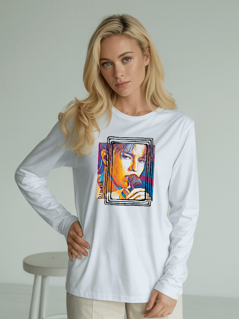 Singer Songwriter From Kazakhstan Gildan Long Sleeve T-Shirt product image (30)
