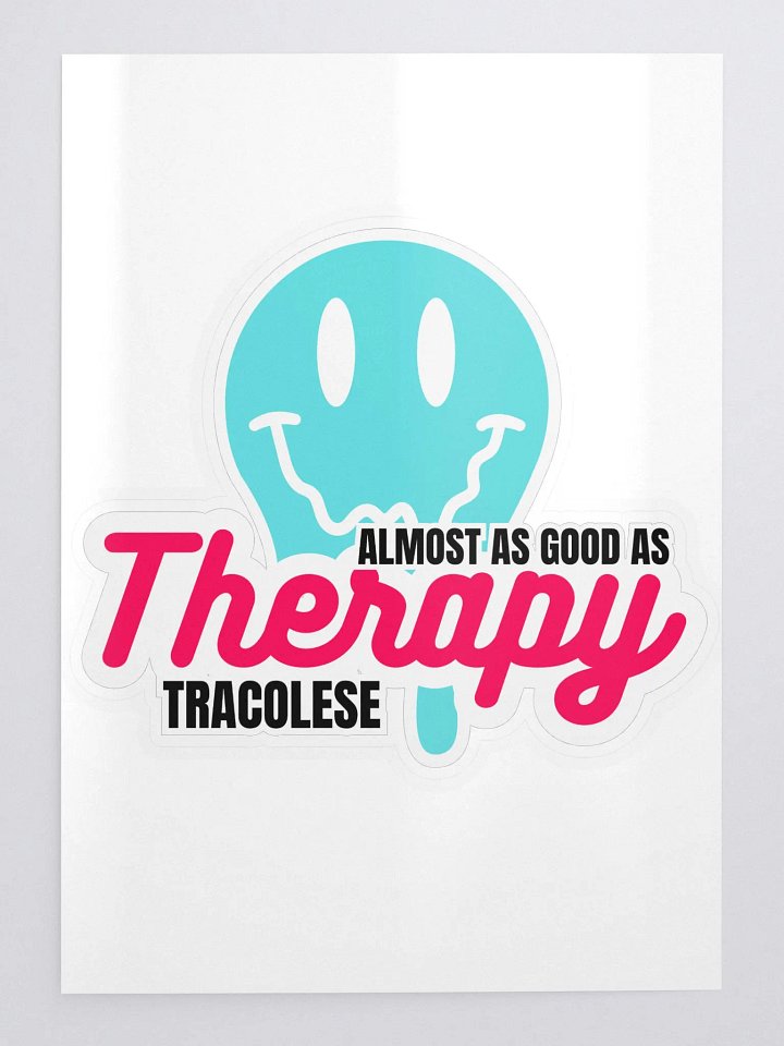 Almost as Good as Therapy - Smiley Sticker product image (1)