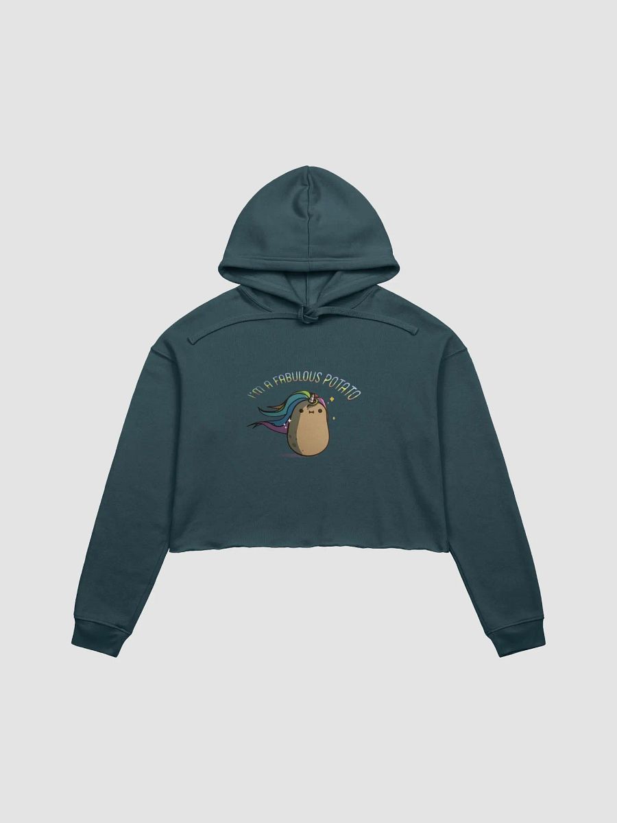 Fabulous Potato Meme Crop Hoodie product image (3)