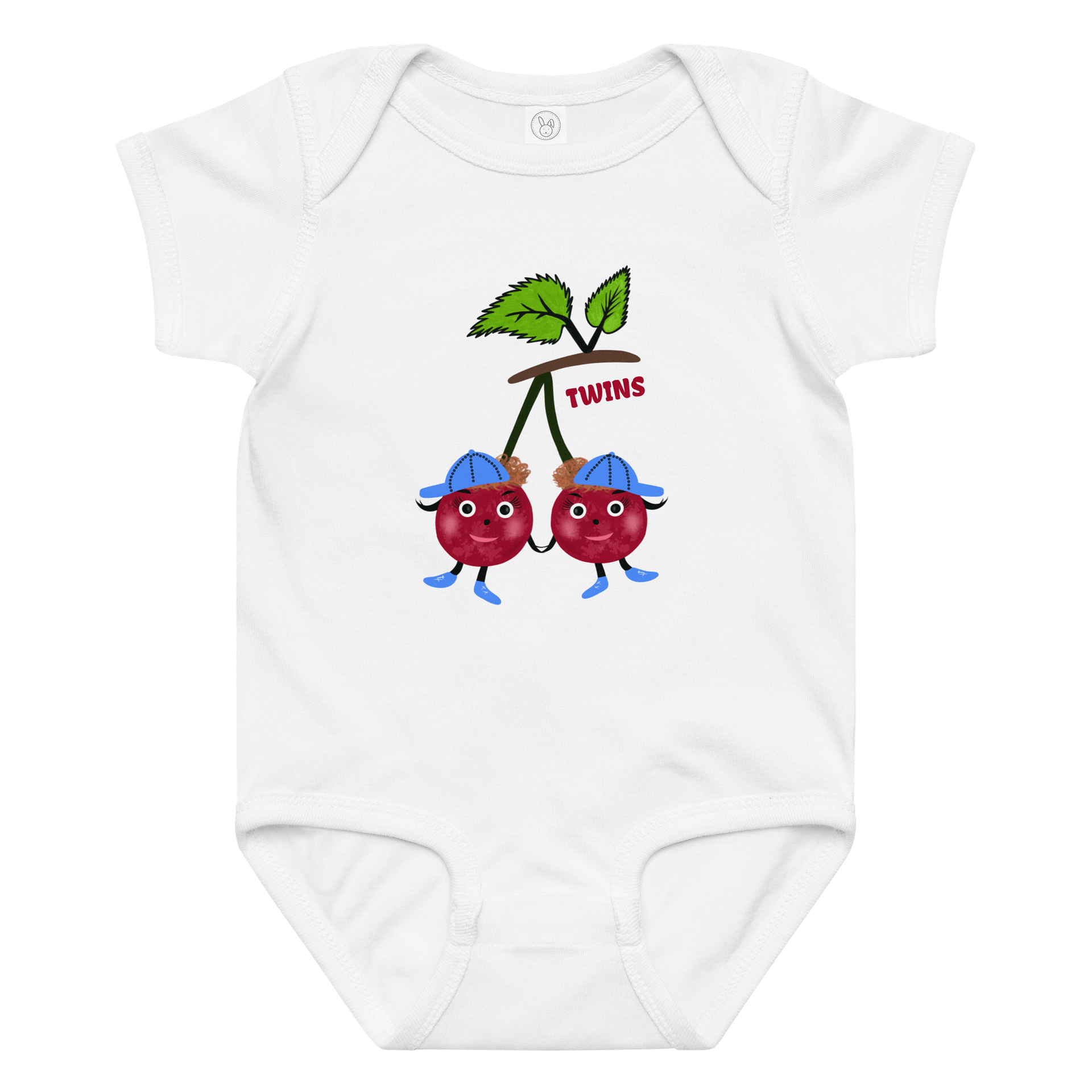 Cherry Twins Baby Bodysuit product image (7)