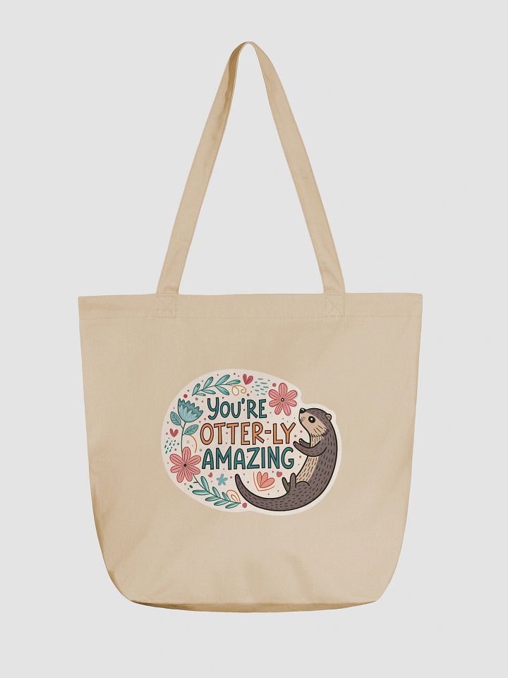 Otter-ly Amazing Eco Tote product image (1)