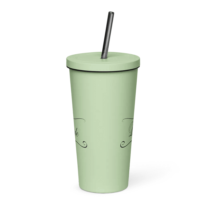 Tumbler with Straw - Bride - Black Text product image (2)