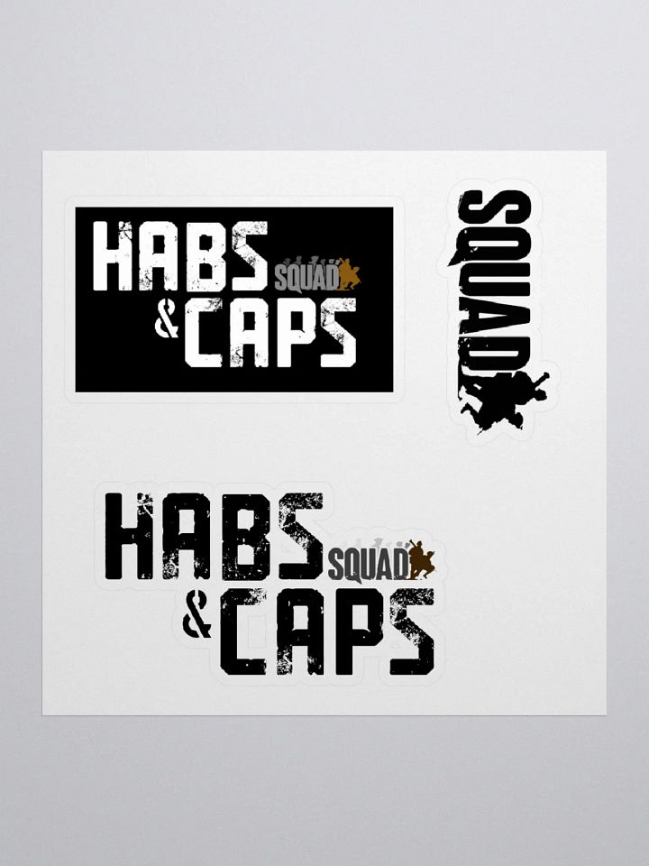 Squad Habs & Caps Sticker Sheet 1 product image (1)