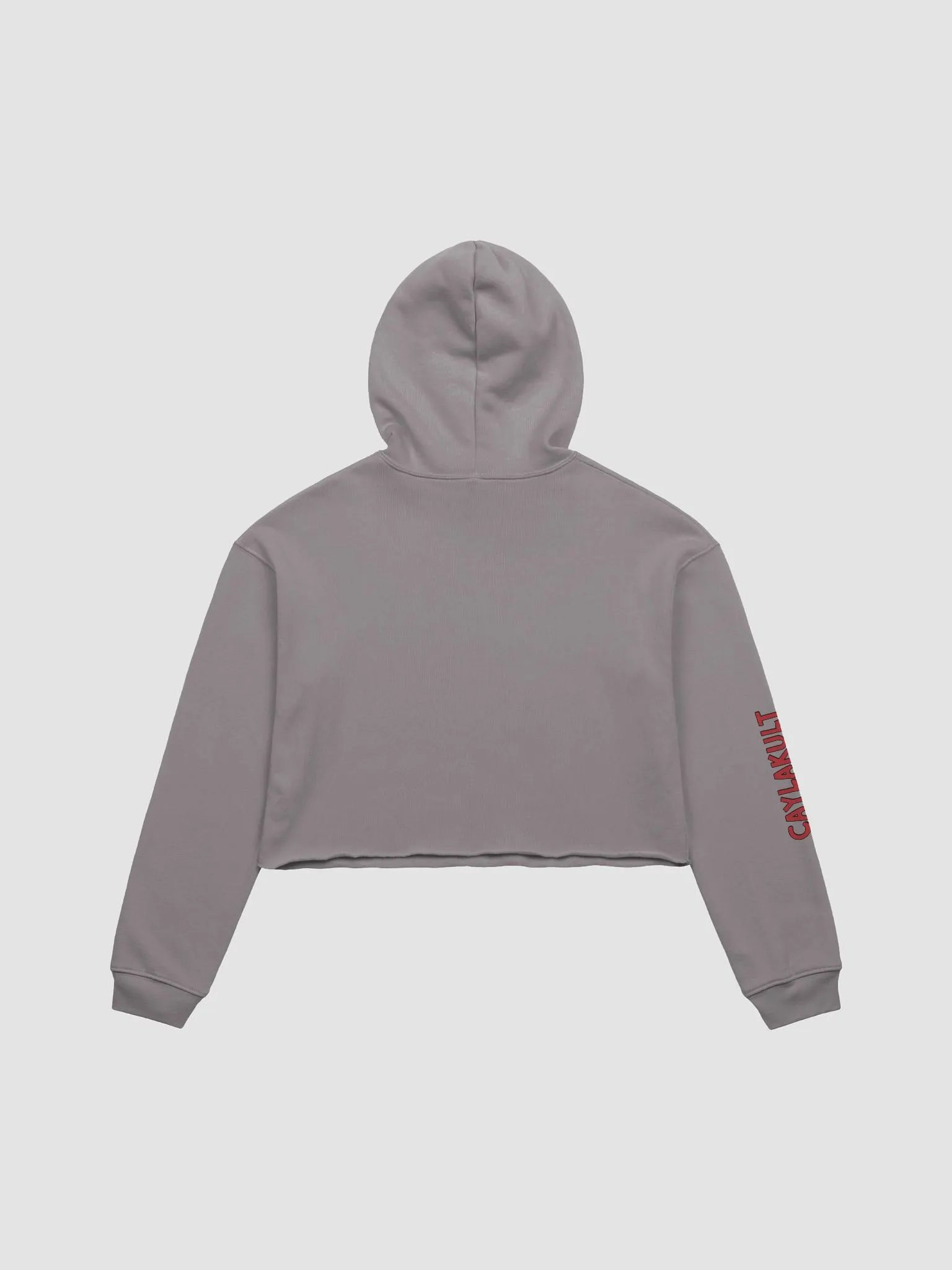 Lucky CD Fleece Cropped Women's Sweatshirt with CaylaKult Sleeve Detail! product image (3)