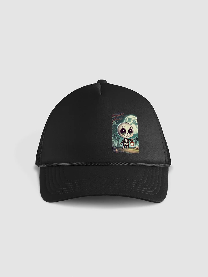 Chibi Skeleton Emblem Ball Cap – Bones of Fun product image (1)