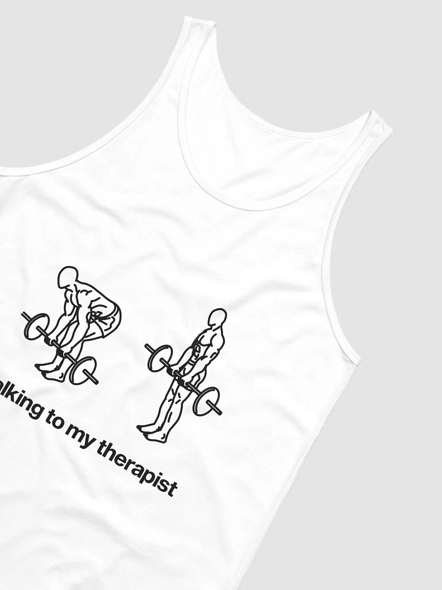 talking to my therapist tanktop - 100% cotton product image (4)
