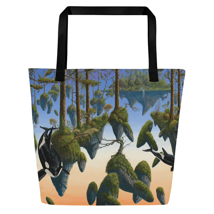 Surreal Symmetry Large Tote Bag product image (1)