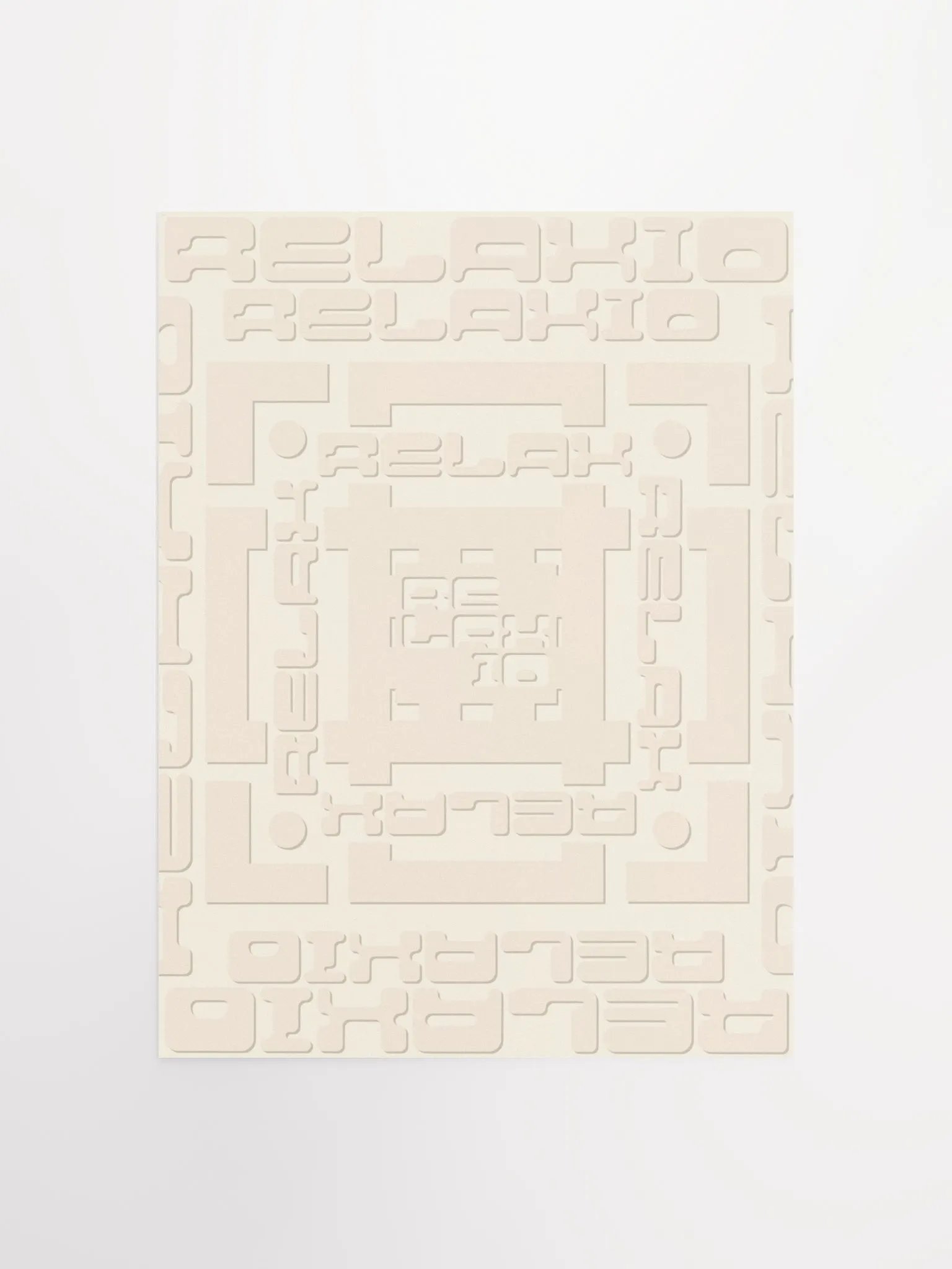 Relaxio Block Poster (Sand) product image (1)