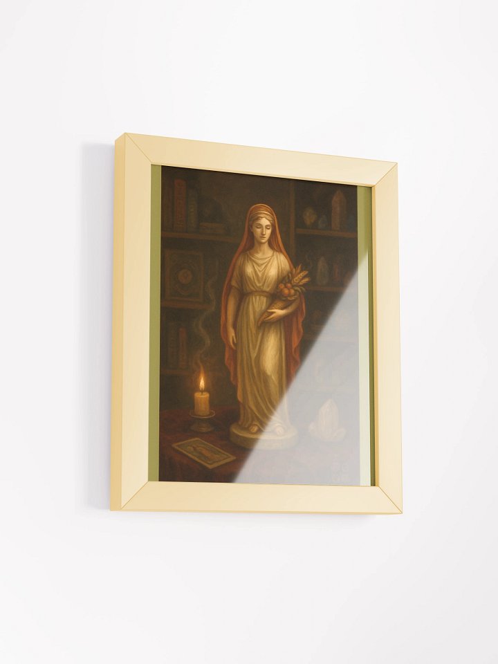 Goddess Fortuna Virgo (Virginalis) of the Curandera Framed Poster product image (2)