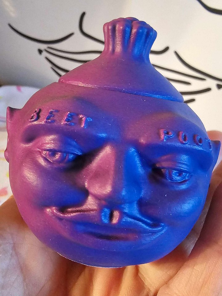 Beet Poot 3d printed jar product image (1)
