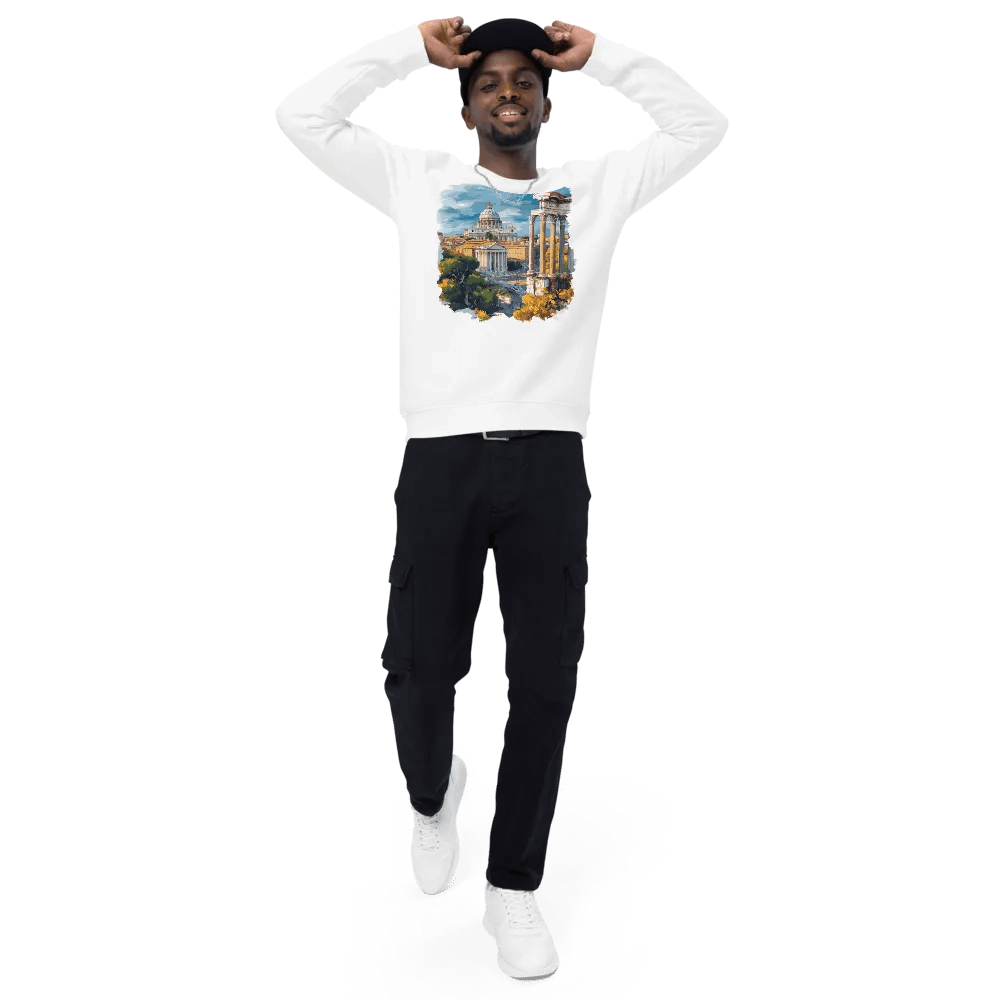 Rome City Unisex Hoodie – Ancient Ruins & Vatican Vibes product image (7)