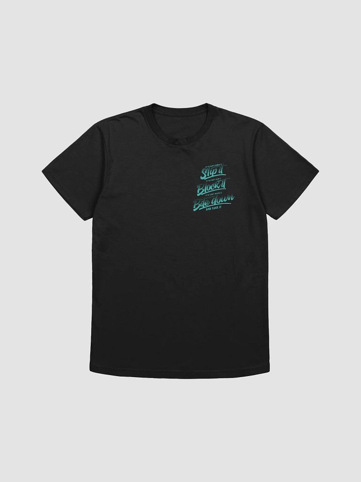 BITE DOWN TEE BLACK/GREEN product image (1)