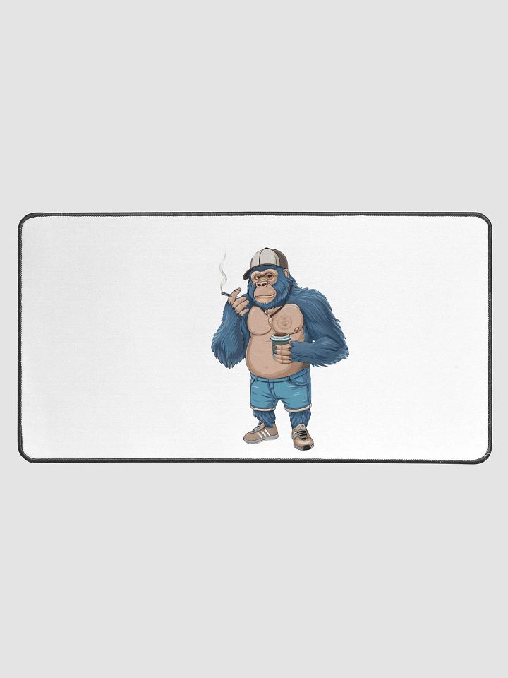 Blue Gorilla Desk Mat 15.5" x 31.5" product image (1)